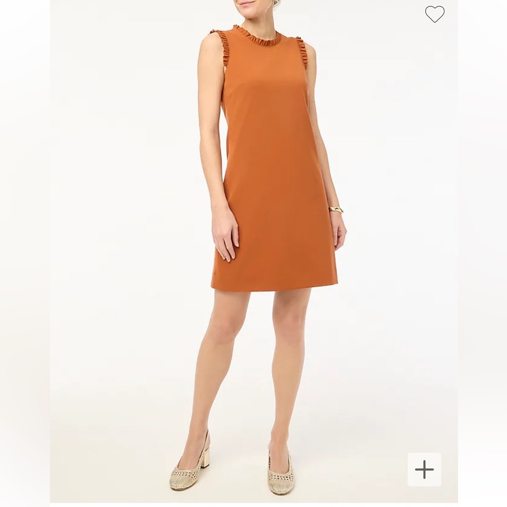 J.Crew Ruffleneck suit dress NWT
